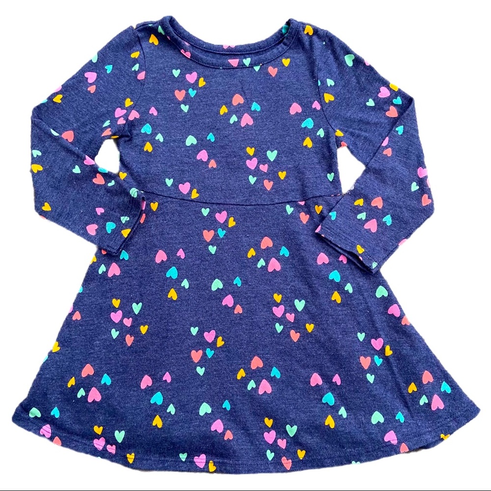 ❄️ Free w/ purchase! Cat & Jack 2T hearts twirly dress